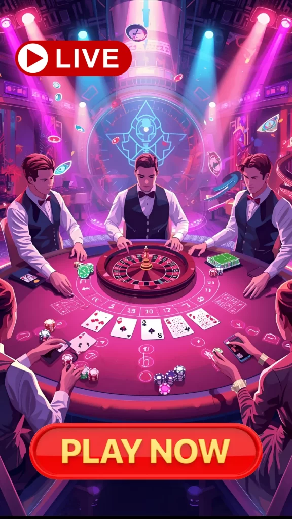 live casino games playing live games